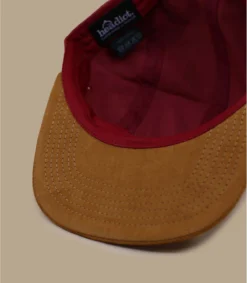5 Panel Blank Burgundy Brown Suede -Chapeau Soldes Boutique 5 panel blank burgundy brown suede 3