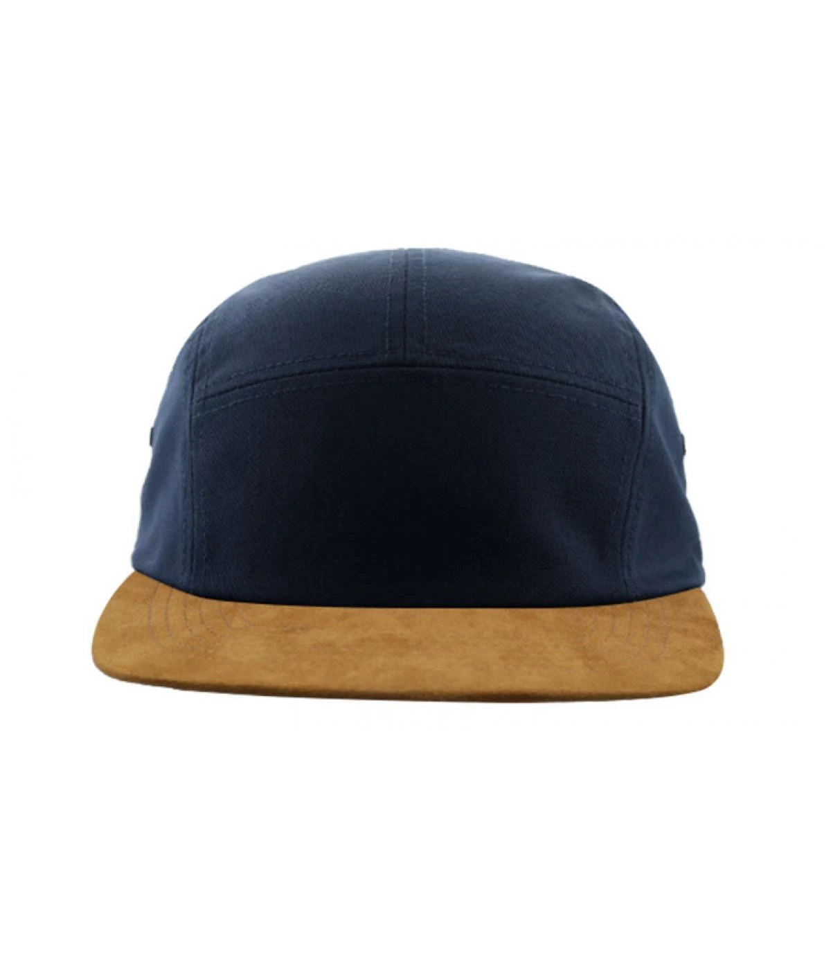 5 Panel Blank Navy Brown Suede 1 5 Panel Blank Navy Brown Suede