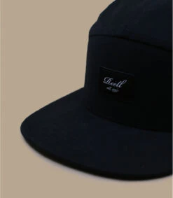 Reell 5 Panel Nylon Black -Chapeau Soldes Boutique 5 panel nylon black 2