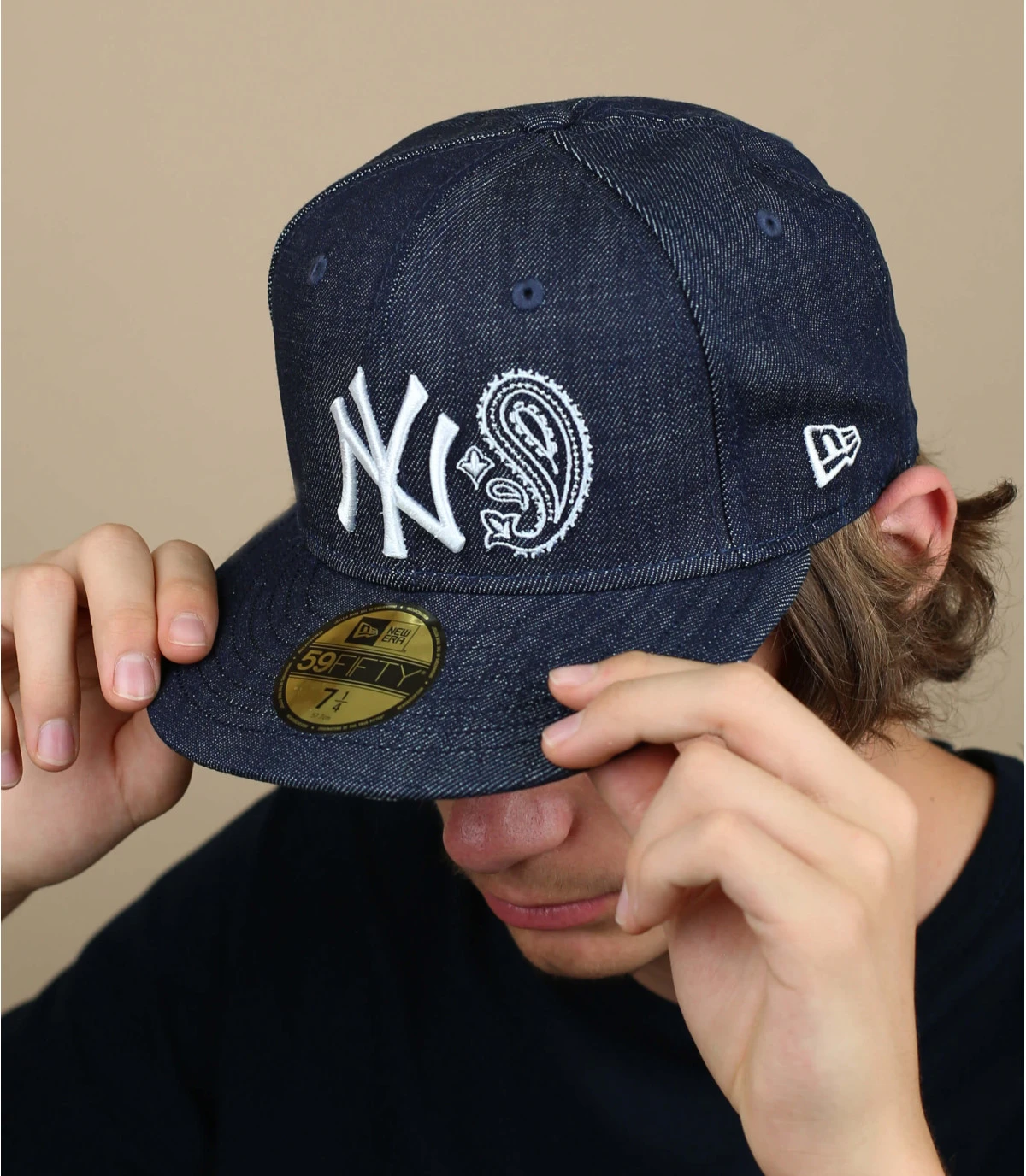 NEW ERA 5950 Paisley NY Denim 1 NEW ERA 5950 Paisley NY Denim