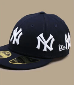 NEW ERA All Over Logo 5950 Low Profile NY -Chapeau Soldes Boutique all over logo 5950 low profile ny 2