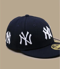 NEW ERA All Over Logo 5950 Low Profile NY -Chapeau Soldes Boutique all over logo 5950 low profile ny 3