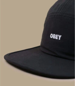 OBEY Bold Tech Camp Black -Chapeau Soldes Boutique bold tech camp black 2