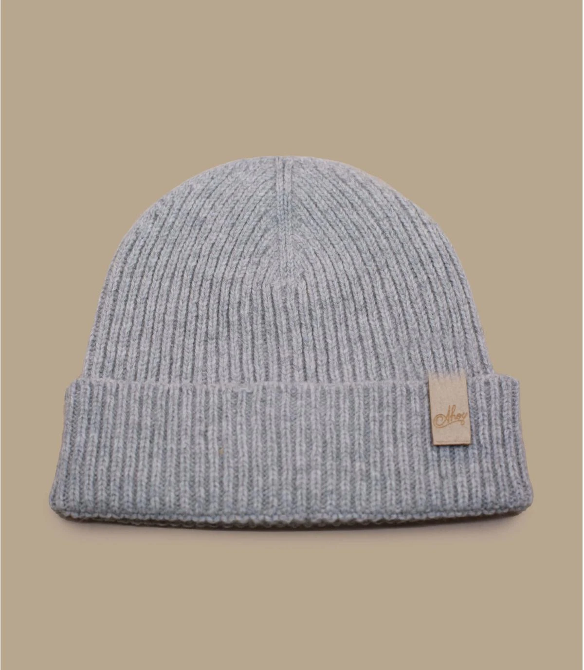 Bonnet Ahoy Grey Beige. Eco & Fabriqué En France 1 Bonnet Ahoy Grey Beige. Eco & Fabriqué En France