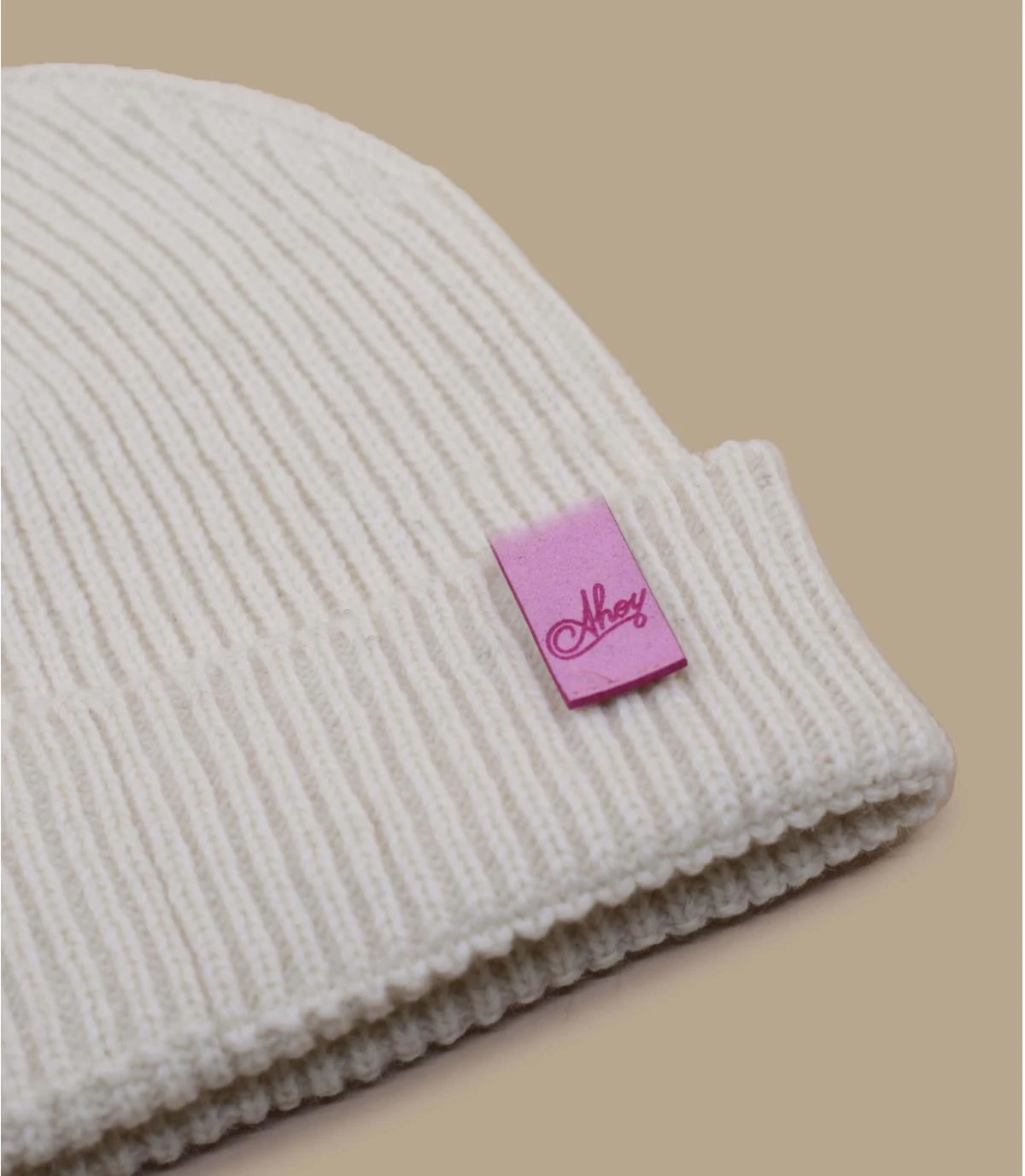 Bonnet Ahoy Natural Pink. Eco & Fabriqué En France 2 Bonnet Ahoy Natural Pink. Eco & Fabriqué En France – Image 2