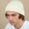 Bonnet Fabriqué En France Laine Recyclée Ecru