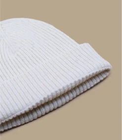 Bonnet Fabriqué En France Laine Recyclée Ecru -Chapeau Soldes Boutique bonnet fabrique en france laine recyclee ecru 2