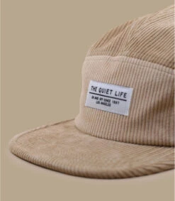 Casquette Cord 5 Panel Tan -Chapeau Soldes Boutique casquette cord 5 panel tan 2