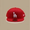 NEW ERA Casquette LA 59fifty Rouge