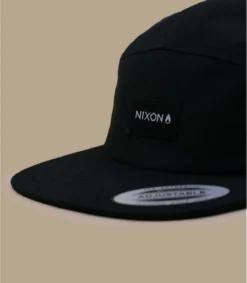 NIXON Casquette Mikey 5 Panel Black -Chapeau Soldes Boutique casquette mikey 5 panel black 2