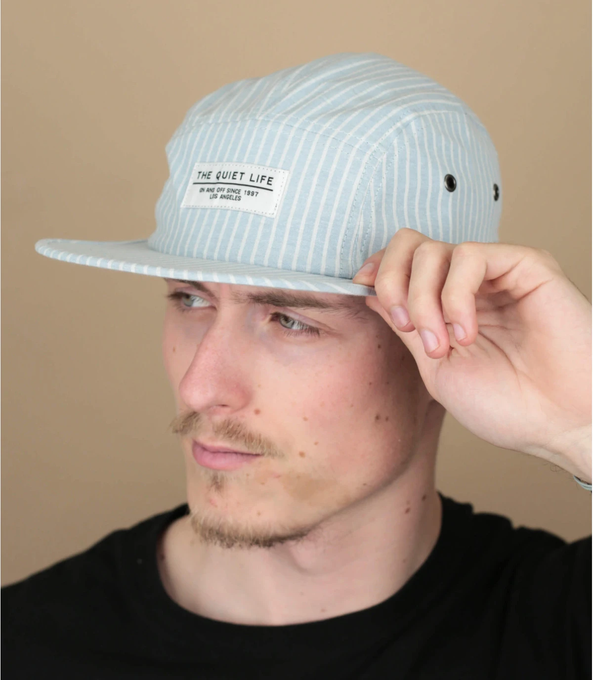 Casquette Stripe 5 Panel Blue 1 Casquette Stripe 5 Panel Blue