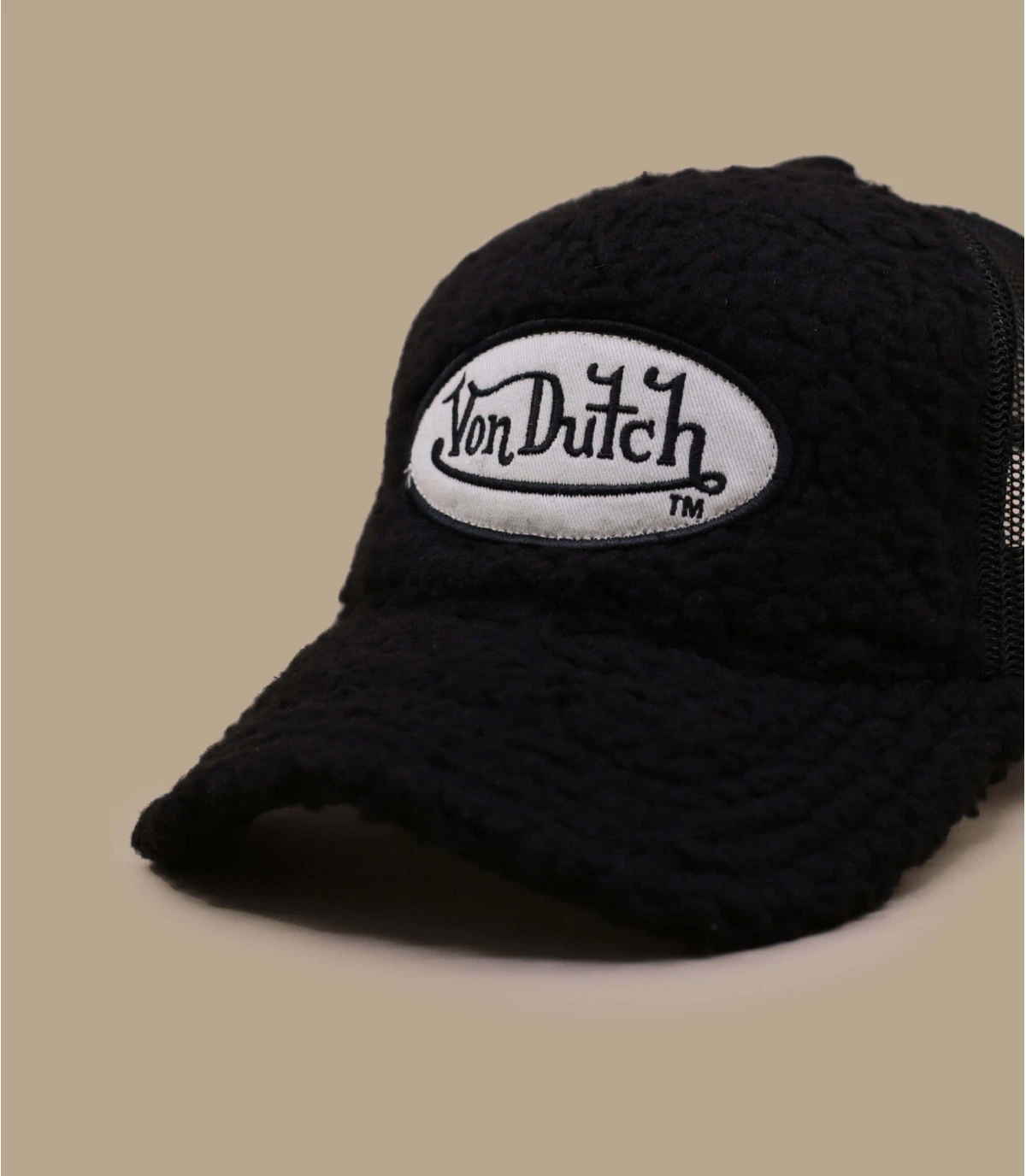Von Dutch Casquette Trucker Logo Fur Black 3 Von Dutch Casquette Trucker Logo Fur Black – Image 3