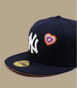 NEW ERA Chainstitch Heart 5950 NY Yankees -Chapeau Soldes Boutique chainstitch heart 5950 ny yankees 2