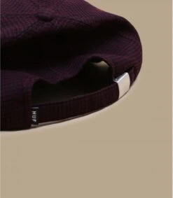 HUF Classic H Houndstooth Bloodstone -Chapeau Soldes Boutique classic h houndstooth bloodstone 2