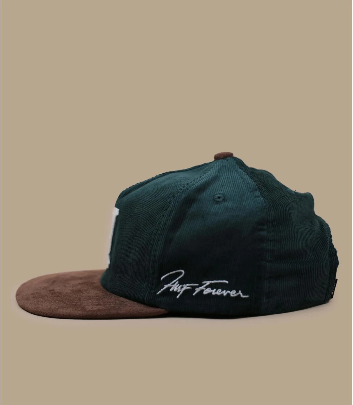 HUF Corduroy Classic H Strapback Forest Green 4 HUF Corduroy Classic H Strapback Forest Green – Image 4