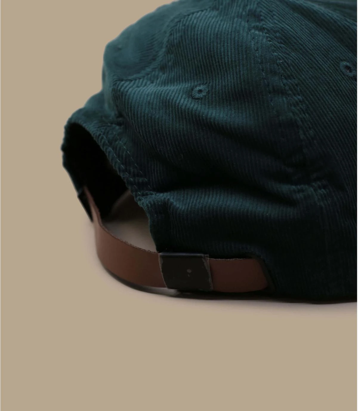 HUF Corduroy Classic H Strapback Forest Green 5 HUF Corduroy Classic H Strapback Forest Green – Image 5