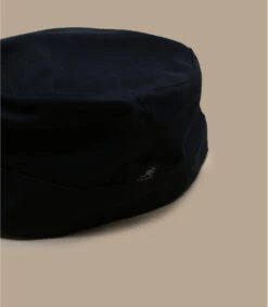 Kangol Cotton Twill Army Cap Black -Chapeau Soldes Boutique cotton twill army cap black 2