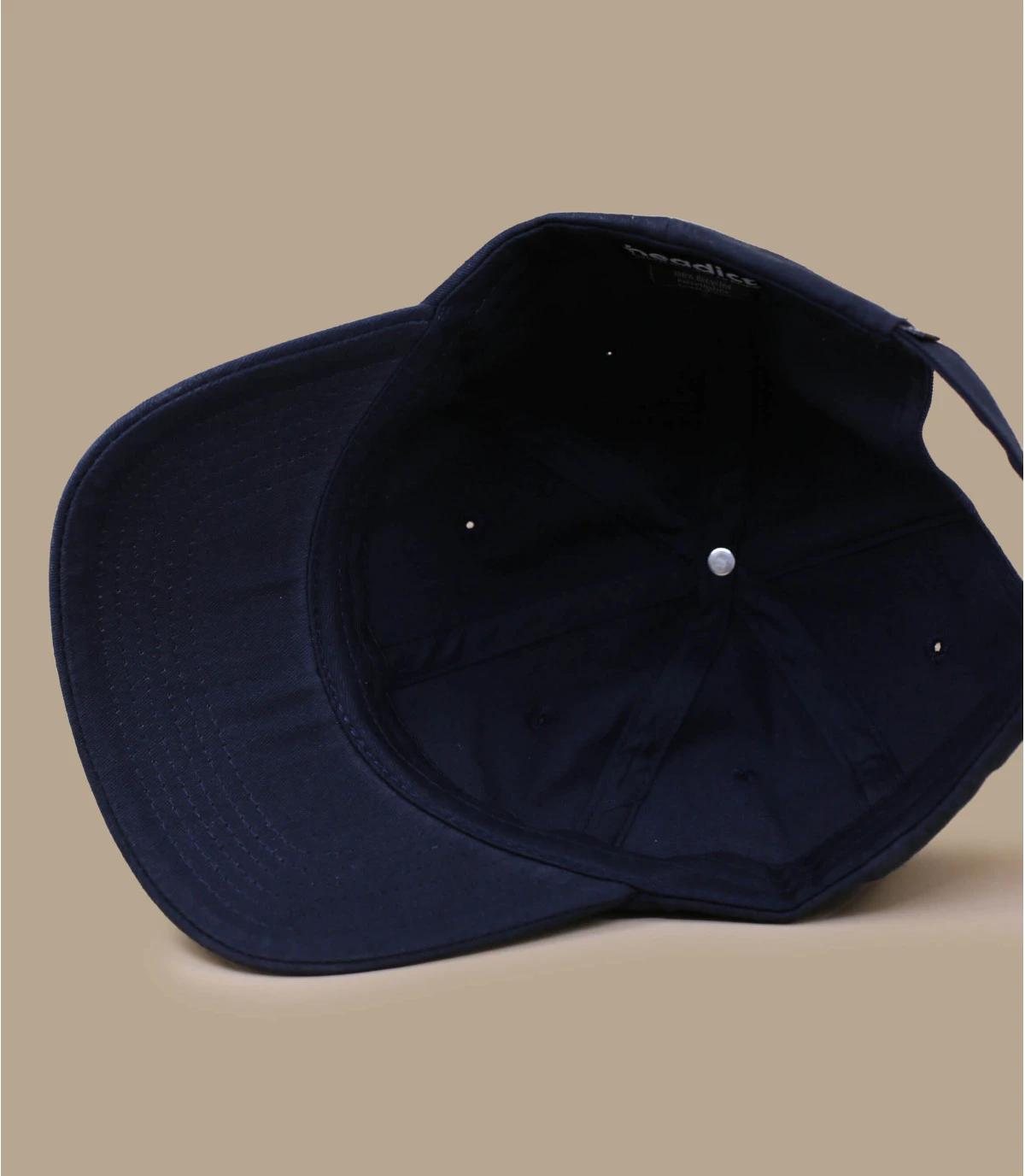 Dad Hat Blank Navy Washed 4 Dad Hat Blank Navy Washed – Image 4