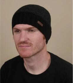 Chapeau Soldes Boutique 31 Barts David Beanie Black