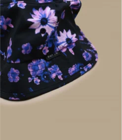 HUF Dazy Bucket Black 5 HUF Dazy Bucket Black -Chapeau Soldes Boutique dazy bucket blackbob20noir20fleurs20Huf
