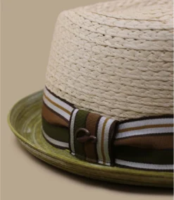 Diamond Raffia Green -Chapeau Soldes Boutique diamond raffia green 3