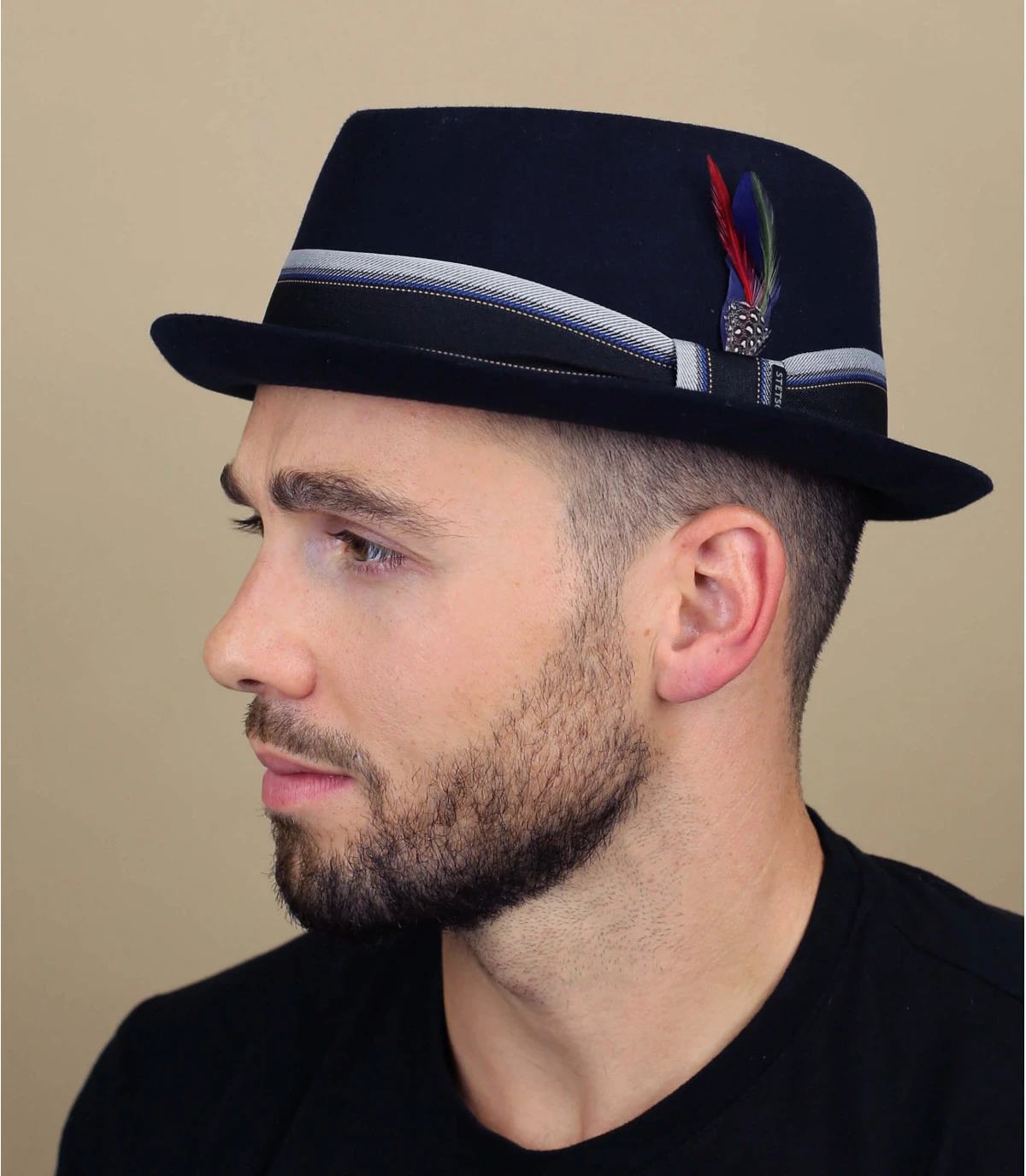 Stetson Diamond Woolfelt Navy 1 Stetson Diamond Woolfelt Navy