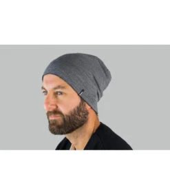 Barts Eclipse Beanie Reversible Dark Heather -Chapeau Soldes Boutique eclipse beanie dark heatherBarts20bonnet20long20gris20reversible