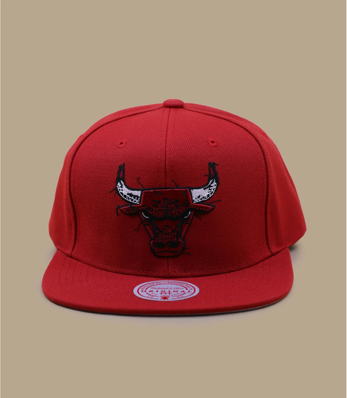 Mitchell & Ness Embroidery Glitch Snapback Bulls 2 Mitchell & Ness Embroidery Glitch Snapback Bulls – Image 2