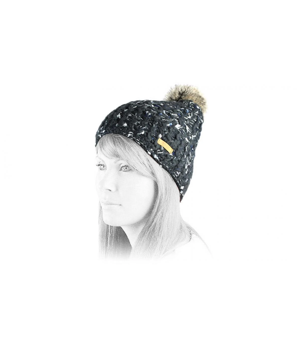 Barts Euny Beanie Dark Heather 4 Barts Euny Beanie Dark Heather – Image 4