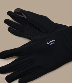 Barts Powerstretch Touch Gloves Black -Chapeau Soldes Boutique fine knitted touch gloves black 4