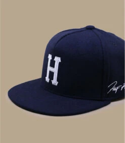HUF Forever Strapback Navy -Chapeau Soldes Boutique forever strapback navy 2