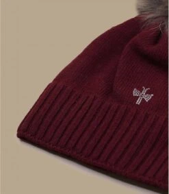 Giulia Real Fur Dark Red -Chapeau Soldes Boutique giulia real fur dark red 2