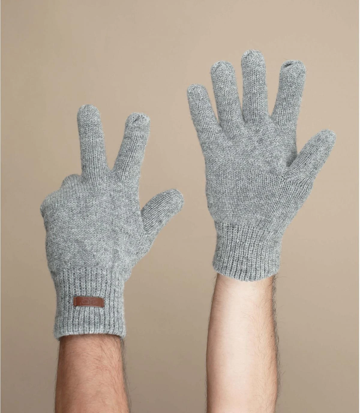 Barts Haakon Gloves Heather Grey 1 Barts Haakon Gloves Heather Grey