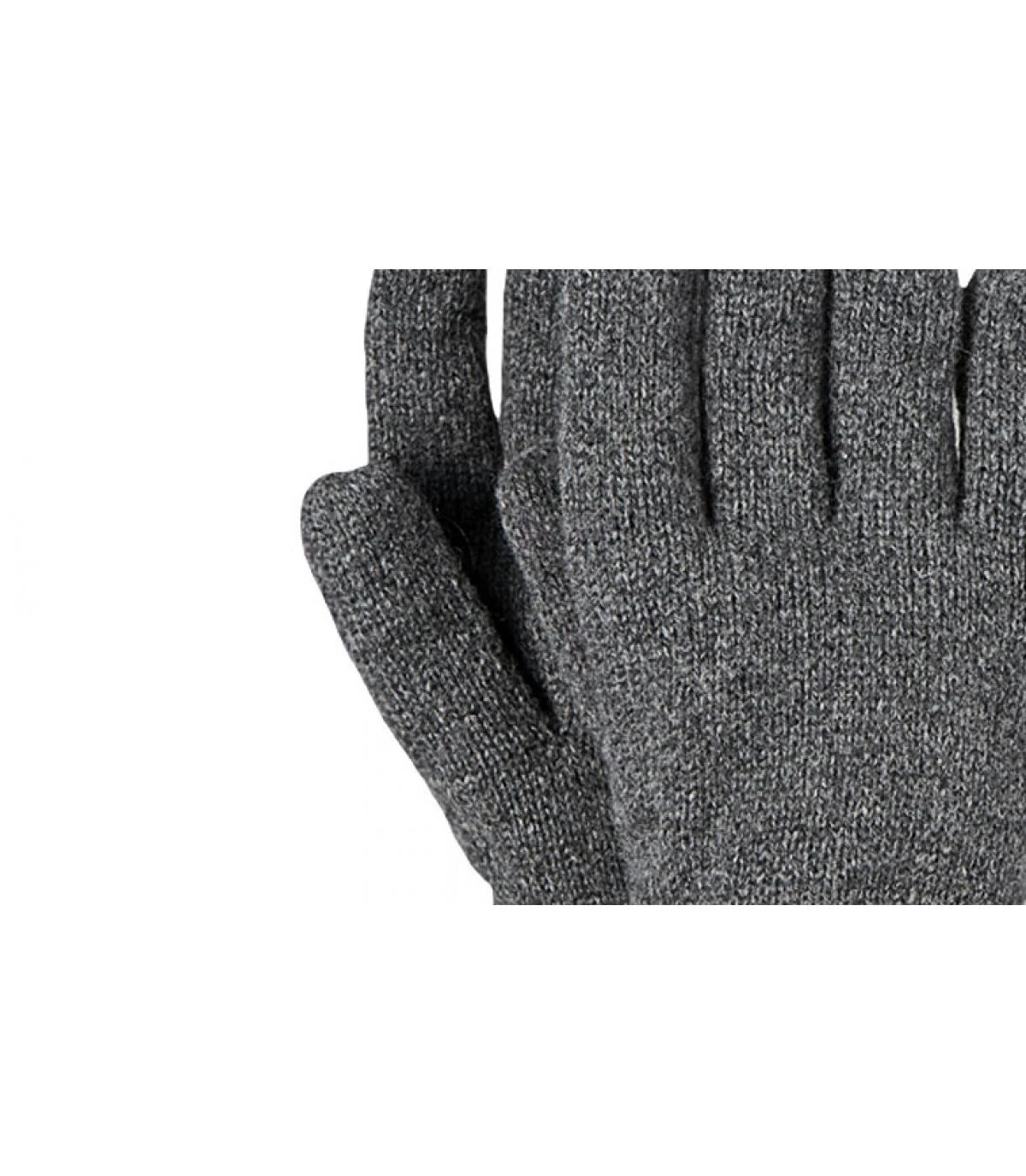 Barts Haakon Gloves Heather Grey 2 Barts Haakon Gloves Heather Grey – Image 2
