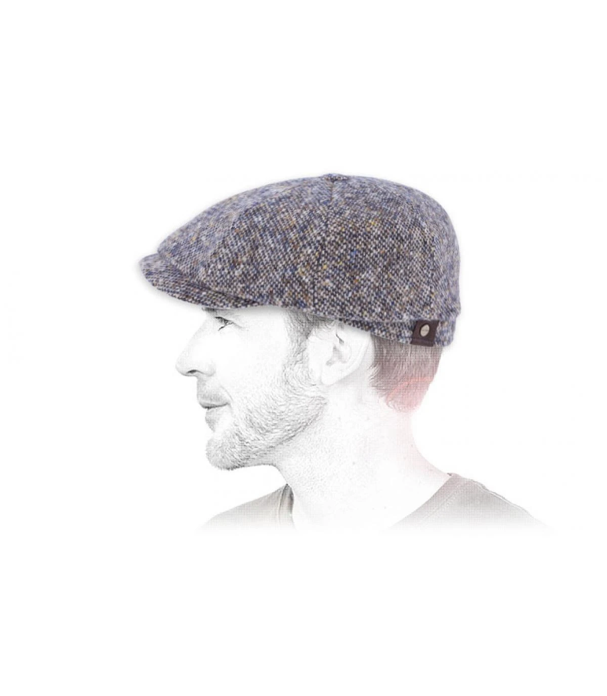 Stetson Hatteras Donegal Laine Bleu 3 Stetson Hatteras Donegal Laine Bleu – Image 3