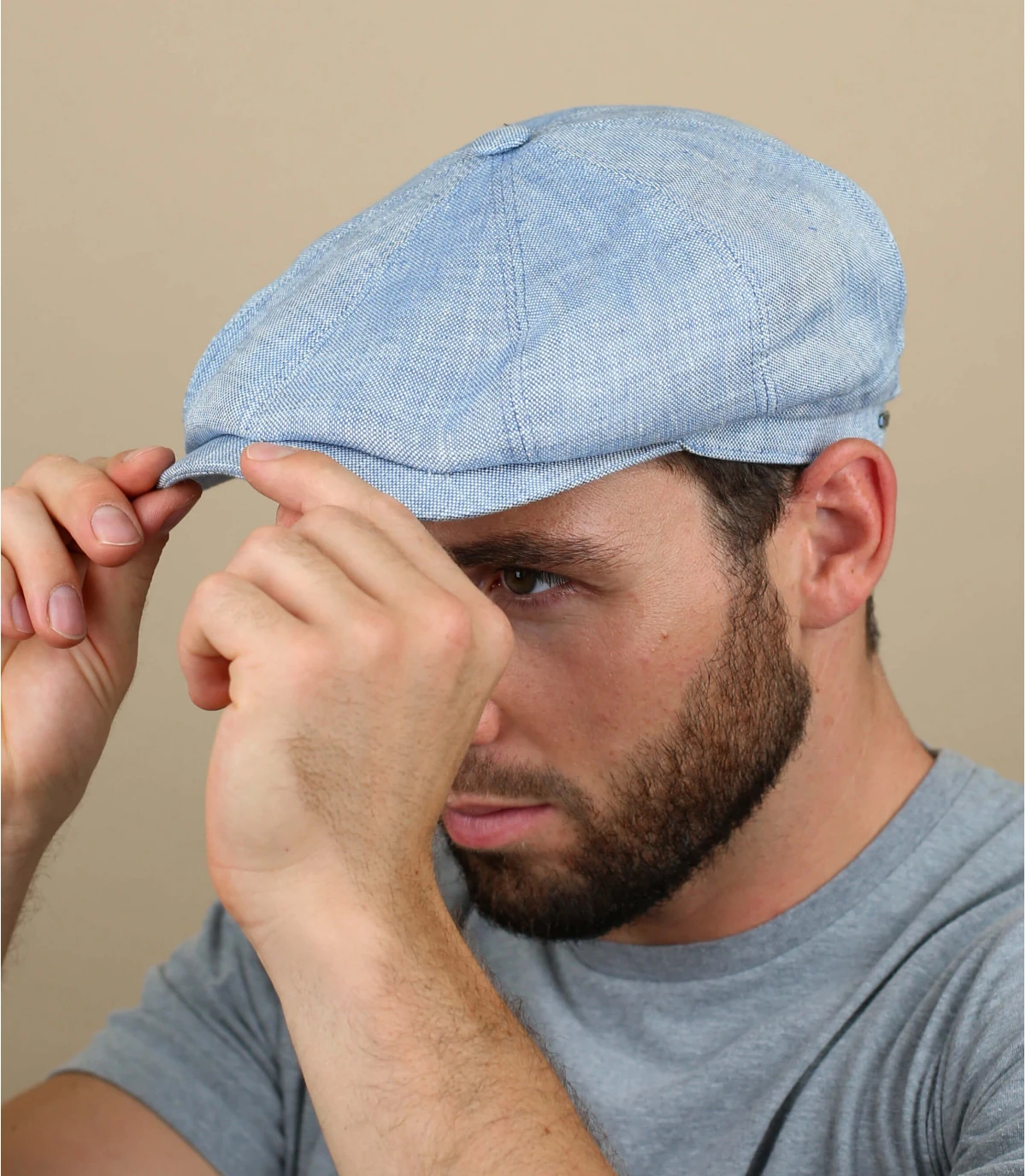 Stetson Hatteras Linen Light Blue 1 Stetson Hatteras Linen Light Blue