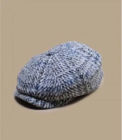 Chapeau Soldes Boutique -Chapeau Soldes Boutique hatteras virgin wool herringbone grey beige 1