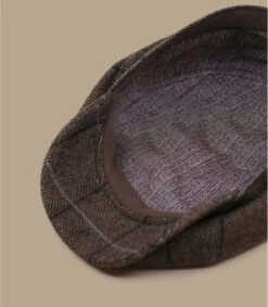 Stetson Hatteras Wool Brown Herringbone -Chapeau Soldes Boutique hatteras wool brown herringbone 3