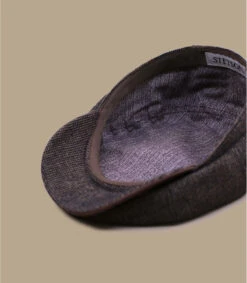 Stetson Hatteras Wool Cotton Brown Blue -Chapeau Soldes Boutique hatteras wool cotton brown blue 2