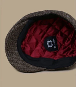 Brixton Hooligan Brown Kaki Herringbone -Chapeau Soldes Boutique hooligan brown kaki herringbone 2