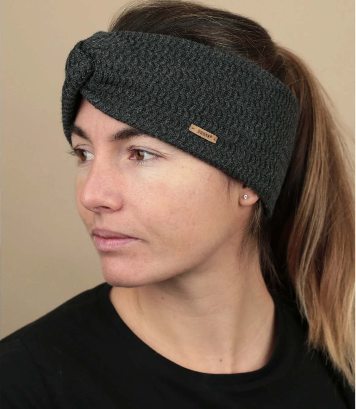 Barts Jonni Headband Charcoal 1 Barts Jonni Headband Charcoal