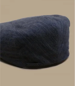 Stetson Kent Cotton Linen Blue Strips -Chapeau Soldes Boutique kent cotton linen blue strips 2