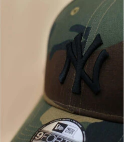 NEW ERA League Ess 940 NY Woodland Camo Black -Chapeau Soldes Boutique league ess 940 ny woodland camo whitecap20ny20camo20new20era