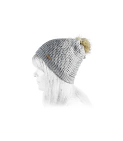 Barts Marceline Beanie Heather Grey -Chapeau Soldes Boutique marceline beanie heather greyBarts20bonnet20pompon20fourrure20gris20chin