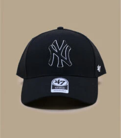'47 BRAND MVP NY Snapback Black White