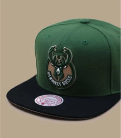 Mitchell & Ness NBA Core Basic Snapback Bucks -Chapeau Soldes Boutique nba core basic snapback bucks 2
