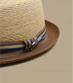 Noham Raphia -Chapeau Soldes Boutique noham raphiapork20pie20beige20brun