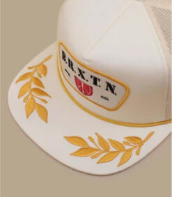 Brixton Peace Shield Trucker Off White -Chapeau Soldes Boutique peace shield trucker off white 2