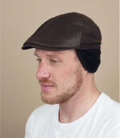 Stetson Redding Earflap Cowhide Brown -Chapeau Soldes Boutique redding cowhide brownStetson20Redding20Earflap20cowhide20brown