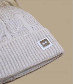 Rina Real Fur Natural -Chapeau Soldes Boutique rina real fur natural 2